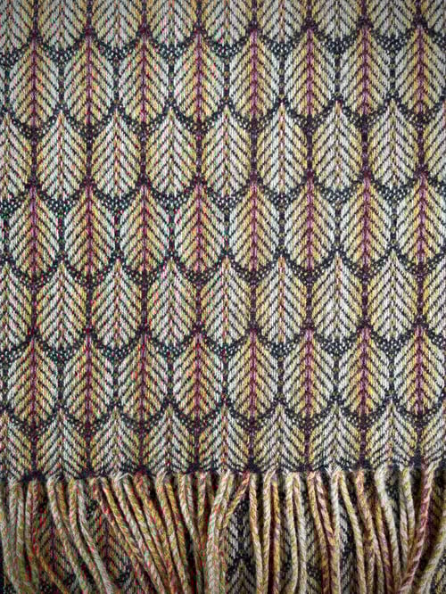 Image of Pollen & Graphite 'Feathers' design scarf