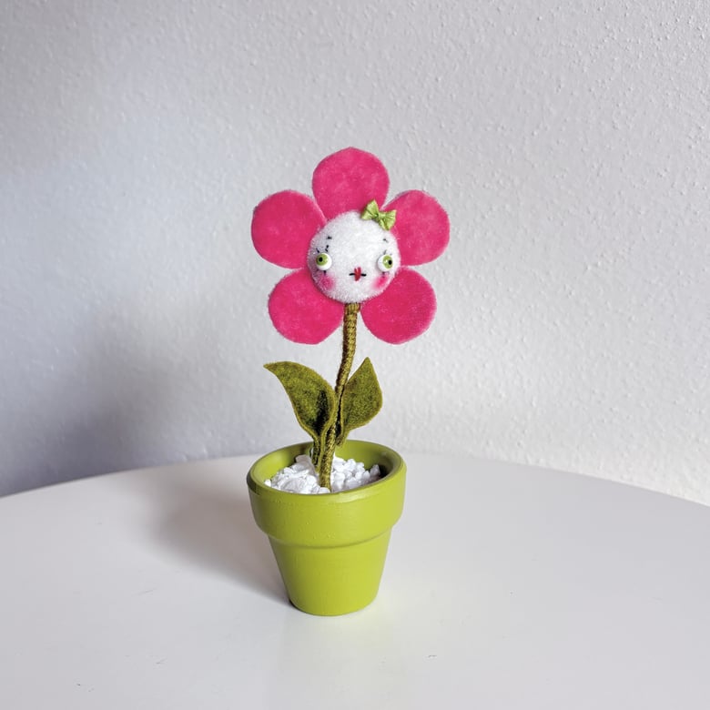 Image of Happy Daisy in Hot  Pink