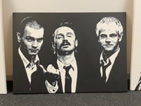 TRAINSPOTTING RENTON BEGBIE SICK BOY PAINTING