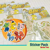 Image 3 of PKMN Gen 1 || Sticker & Sticker Packs