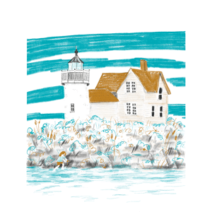 Image of Art Print - Lighthouse