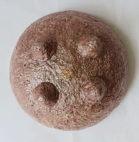 Image 8 of Small paper mache bowl with pomegranate decoupage on four legs