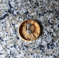 Image 7 of Large Paper Mache Wall Plate with Pomegranates and Seashells decoupage – Handmade Wall Decor