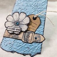 Image 3 of 🌸Nature Noted | Red Rubber Stamp Sheet for Botanical Journals + Field Ephemera (6 Stamps)