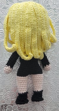 Image 3 of Handmade Crochet Doll – Pop Star Inspired | Blonde Hair