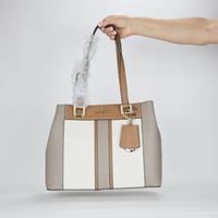 Image 1 of Guess Trixy Shopper - Taupe Multi