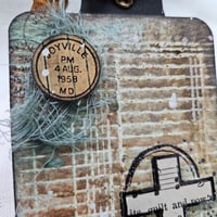 Image 4 of Joy & Grit | Faith-Based Red Rubber Stamp Sheet for Devotional Journaling + Prayer Cards (9 Stamps)