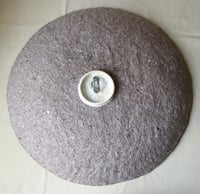 Image 6 of Paper Mache Wall Plate with Crown Imperial & Shells | Colorful Decoupage Art