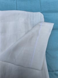 Image 3 of Linen Pillowcase Set of 2 in Ivory Stripe