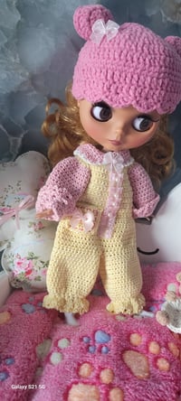 Image 2 of Handmade Crochet Pajama Doll