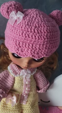 Image 3 of Handmade Crochet Pajama Doll
