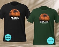 Image 5 of Planet Mars T-Shirt – Bright, Vibrant Space Style for Sci-Fi Fans