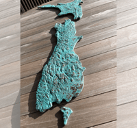 Image 4 of NZ Copper Map 800mm