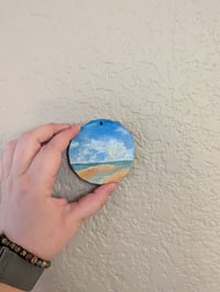 Image 1 of Wood Round Ornament