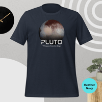 Image 3 of Planet Pluto T-Shirt – Bright, Vibrant Space Style for Sci-Fi Fans