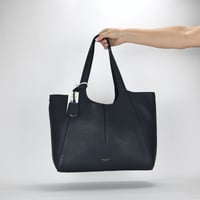 Image 1 of Radley London Hillgate Place Large Open Top Shoulder Handbag - Ink / Dark Blue