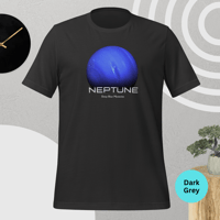 Image 2 of Neptune Graphic T-Shirt – Bright, Vibrant Space Style for Sci-Fi Fans