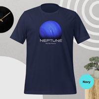 Image 4 of Neptune Graphic T-Shirt – Bright, Vibrant Space Style for Sci-Fi Fans