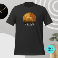 Image 2 of Planet Venus T-Shirt – Bright, Vibrant Space Style for Sci-Fi Fans