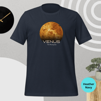 Image 3 of Planet Venus T-Shirt – Bright, Vibrant Space Style for Sci-Fi Fans