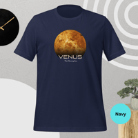 Image 4 of Planet Venus T-Shirt – Bright, Vibrant Space Style for Sci-Fi Fans