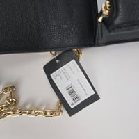 Image 12 of Kate Spade New York Deco Pebbled Leather Chain Shoulder Bag - Black