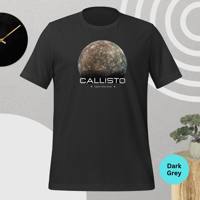 Image 2 of Callisto Moon T-Shirt – Bright, Vibrant Space Style for Sci-Fi Fans