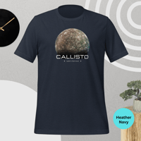 Image 3 of Callisto Moon T-Shirt – Bright, Vibrant Space Style for Sci-Fi Fans
