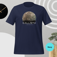 Image 4 of Callisto Moon T-Shirt – Bright, Vibrant Space Style for Sci-Fi Fans