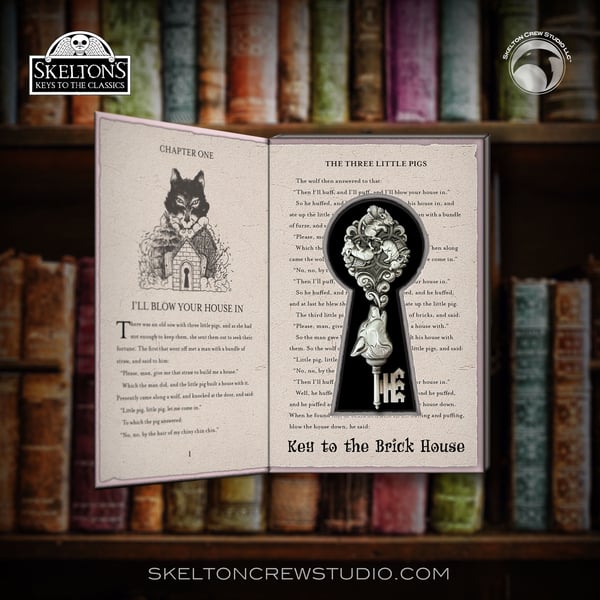 Image of Skelton's Keys to the Classics: Key to the Brick House from The Three Little Pigs!