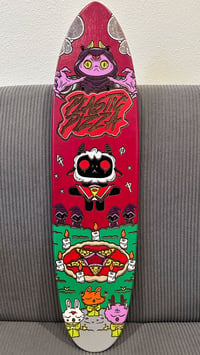 Pizza Cult Plastic Pizza Collab~Woody Skateboard