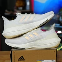 Image 3 of adidas Ultra Boost 21 White Iridescent Cage