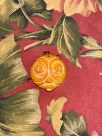 Image 1 of Round Face Pendant - Purple