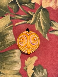 Image 2 of Round Face Pendant - Purple