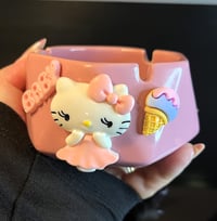 Image 9 of  Kawaii Design Ceramic Ashtray, Pink Girly Ceramic Ashtray, Unique Girly Kawaii Ashtrays