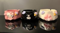 Image 3 of  Kawaii Design Ceramic Ashtray, Pink Girly Ceramic Ashtray, Unique Girly Kawaii Ashtrays