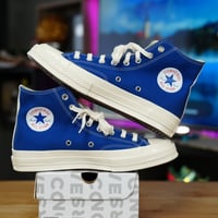 Image 3 of Converse Chuck Taylor All Star 70 Hi Comme des Garcons PLAY Blue Quartz