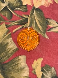 Image 2 of Round Face Pendant - Orange