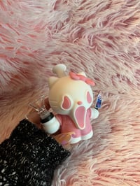 Image 8 of Pink Scream Hello Kitty Silicone Bong Halloween Tobacco Pipe Girly Hand Pipe