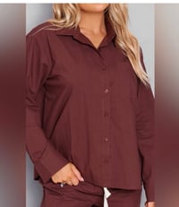 Image 2 of PRETTY LITTLE THING- CHOCOLATE LONG SLEEVE