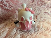 Image 11 of Pink Scream Hello Kitty Silicone Bong Halloween Tobacco Pipe Girly Hand Pipe
