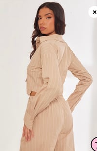 Image 6 of PRETTY LITTLE THING- POPLIN PIN STRIPES