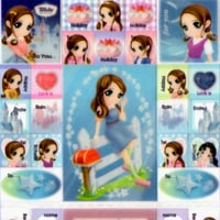 Image 2 of Orange Story 'Refill Index' Sticker Sheet (Blue)