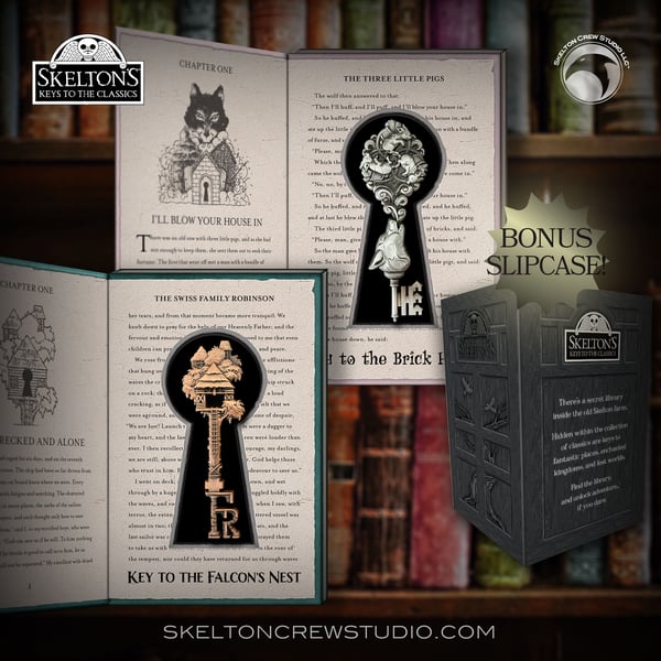Image of Skelton's Keys to the Classics: Key to the Brick House & Key to the Falcon's Nest w/BONUS Slipcase!