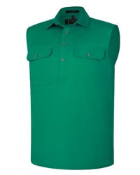 Image 3 of RM700CF Pilbara Men's Closed Front Sleeveless Shirt