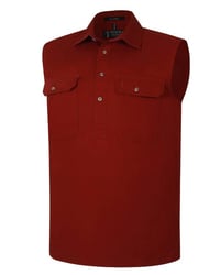 Image 4 of RM700CF Pilbara Men's Closed Front Sleeveless Shirt