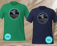 Image 2 of Earthrise on Moon T-Shirt | Iconic View of Earth from the Moon