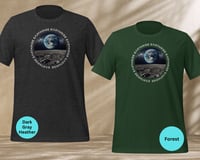 Image 3 of Earthrise on Moon T-Shirt | Iconic View of Earth from the Moon