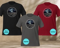 Image 5 of Earthrise on Moon T-Shirt | Iconic View of Earth from the Moon