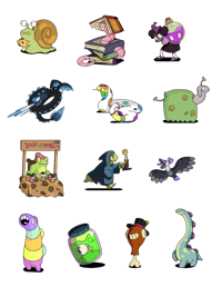 Image 5 of Cute Monster Stickers